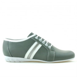 Damskie buty sportowe 187 szary+biały