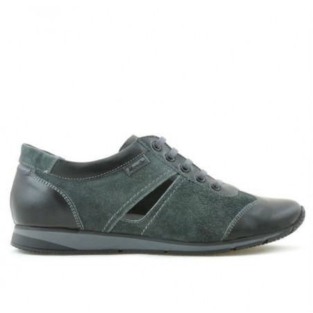 Damskie buty sportowe 196 czarne+szare