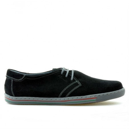 Damskie buty sportowe 623 czarny welur