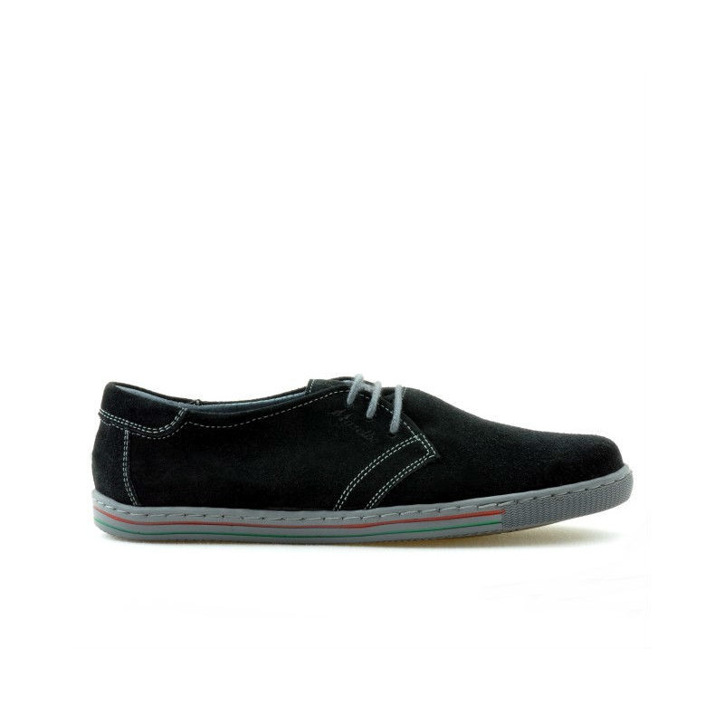 Damskie buty sportowe 623 czarny welur