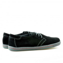 Damskie buty sportowe 623 czarny welur