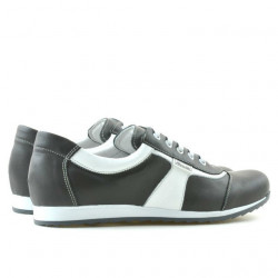 Damskie buty sportowe 191 szary+białe