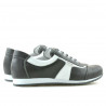 Damskie buty sportowe 191 szary+białe