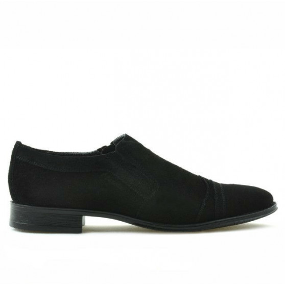 Eleganckie buty młodzieżowe 389 czarny welur