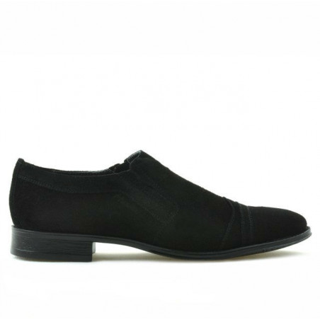 Eleganckie buty młodzieżowe 389 czarny welur