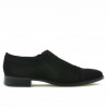 Eleganckie buty młodzieżowe 389 czarny welur