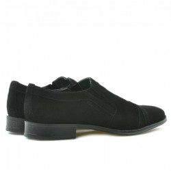 Eleganckie buty młodzieżowe 389 czarny welur