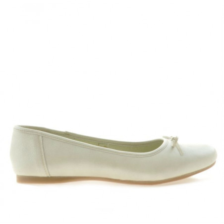 Baleriny damskie 184 piaskowe