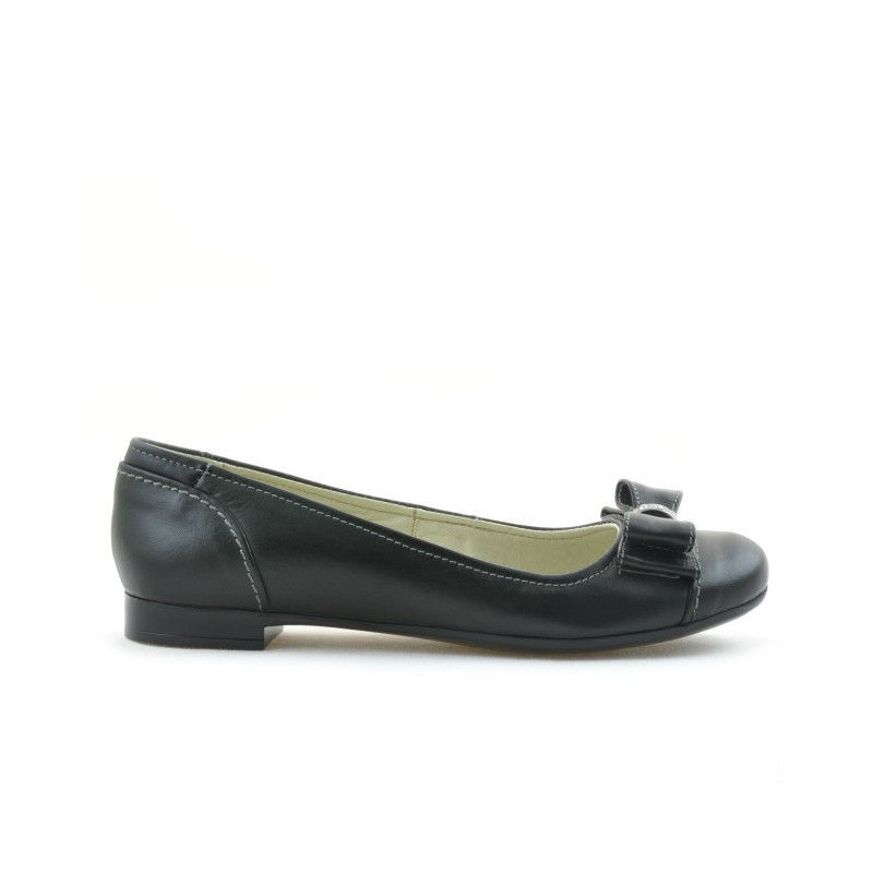 Baleriny damskie 633 czarne