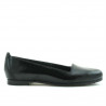Damskie baleriny 662 lakierowane czarne