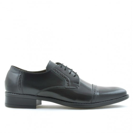 Eleganckie buty męskie 803 w kolorze bordo