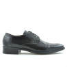 Eleganckie buty męskie 803 w kolorze bordo