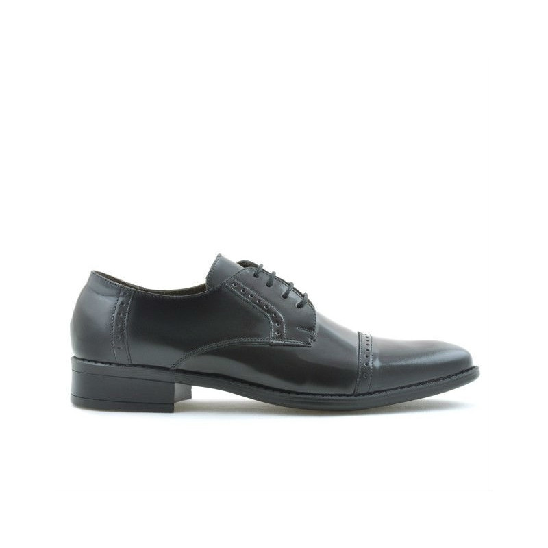 Eleganckie buty męskie 803 w kolorze bordo