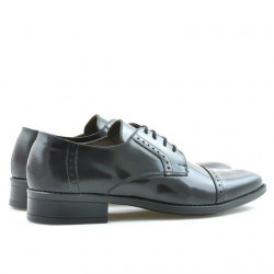 Eleganckie buty męskie 803 w kolorze bordo