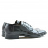 Eleganckie buty męskie 803 w kolorze bordo
