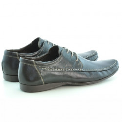 Buty casual / eleganckie męskie 862 kawa