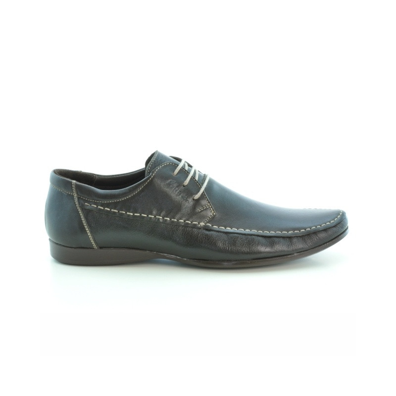 Buty casual / eleganckie męskie 862 kawa