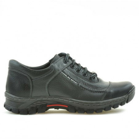 Buty sportowe młodzieżowe 313 czarne+szare