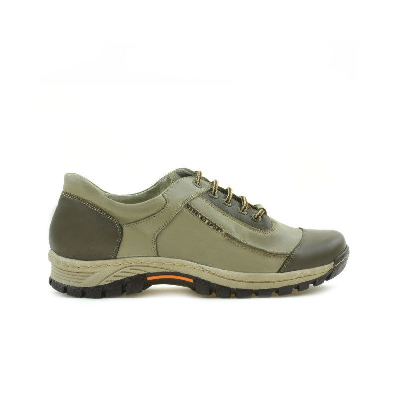 Młodzieżowe buty sportowe 313 khaki+beżowy