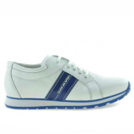 Buty sportowe młodzieżowe 311 biały+indygo