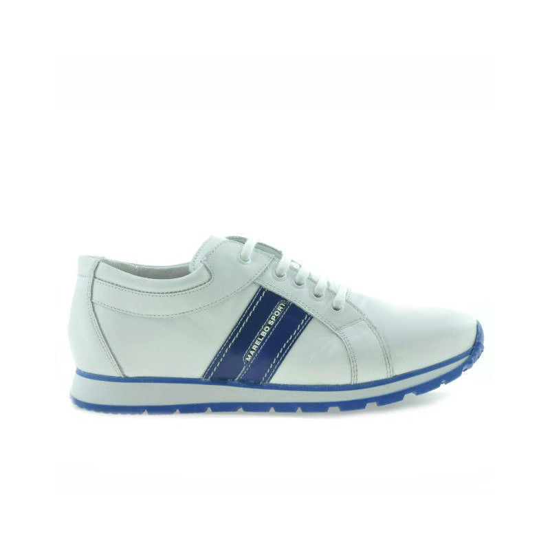 Buty sportowe młodzieżowe 311 biały+indygo