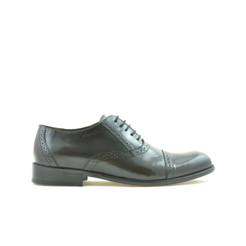 Eleganckie buty męskie 801 a brązowe