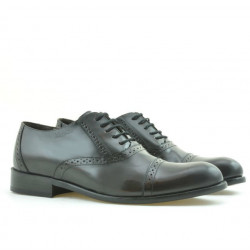 Eleganckie buty męskie 801 a brązowe