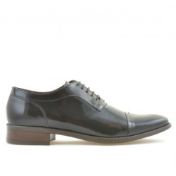 Eleganckie buty męskie 802 a brązowy