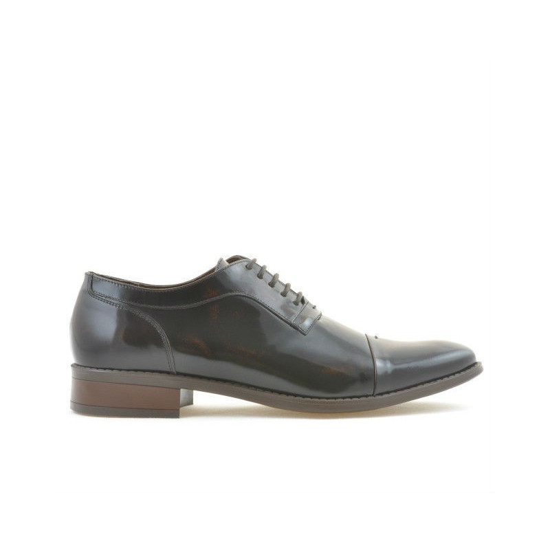 Eleganckie buty męskie 802 a brązowy