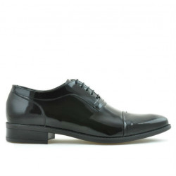Eleganckie buty męskie 802 lakierowana czerń