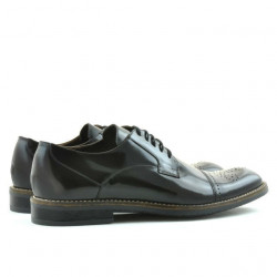 Eleganckie buty męskie 814 bordo