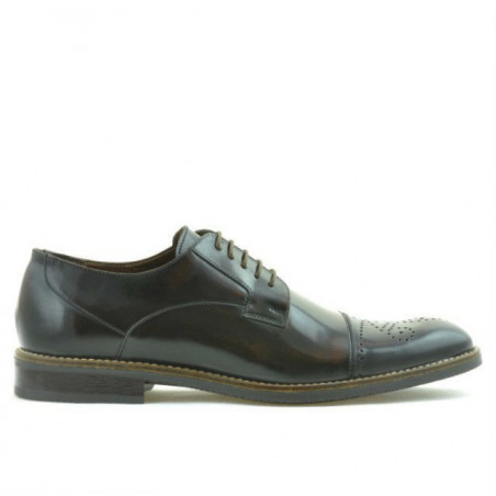 Eleganckie buty męskie 814 a brązowe