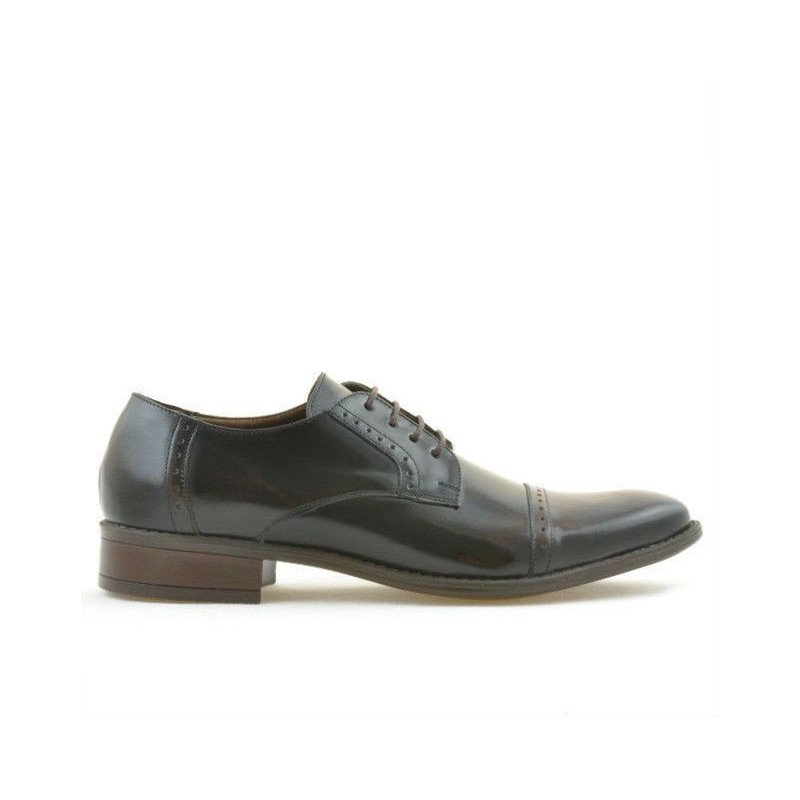 Eleganckie buty męskie 803 a brązowe