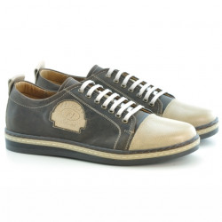 Casualne / sportowe buty męskie 766 tuxon cafe+tuxon piasek