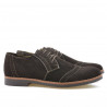 Casualowe / eleganckie buty męskie 746 cafe velur