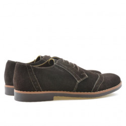 Casualowe / eleganckie buty męskie 746 cafe velur
