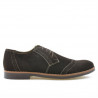 Casualowe / eleganckie buty męskie 746 cafe velur