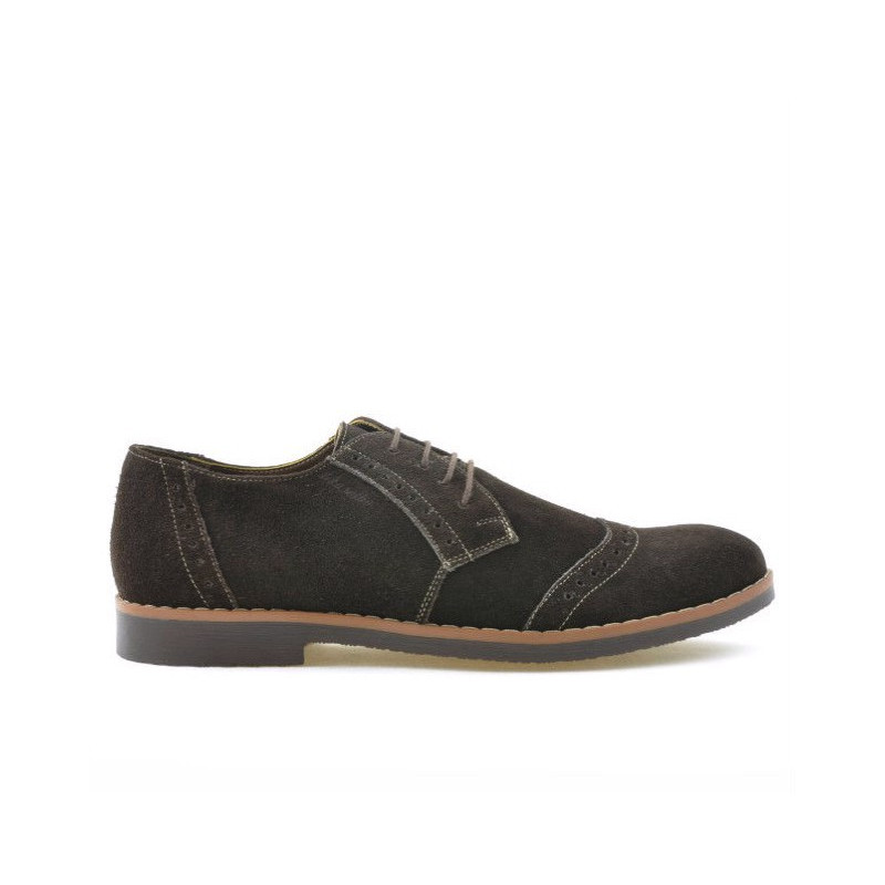 Casualowe / eleganckie buty męskie 746 cafe velur