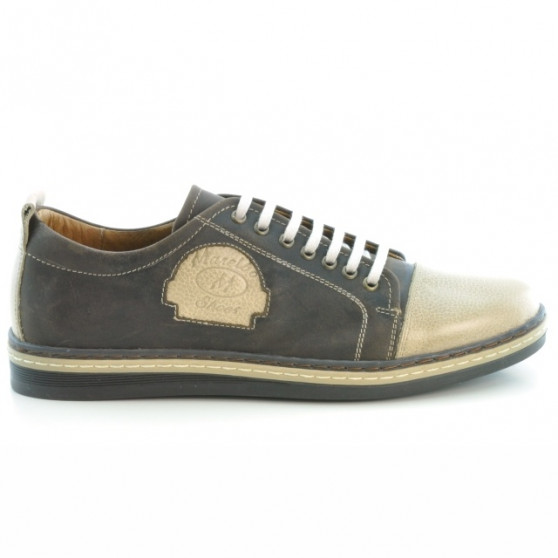 Casualne / sportowe buty męskie 766 tuxon cafe+tuxon piasek