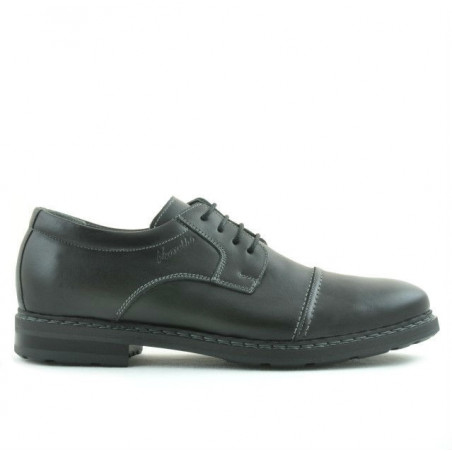 Casual / eleganckie buty męskie 756 czarne