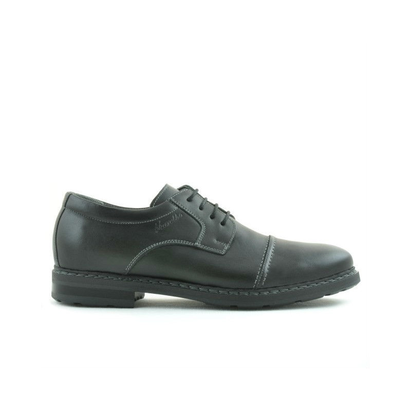 Casual / eleganckie buty męskie 756 czarne