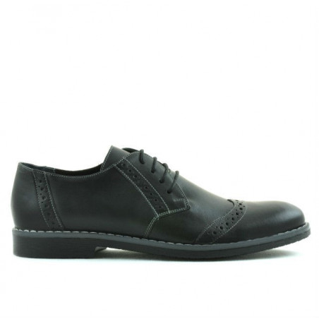 Casualne / eleganckie buty męskie 746 czarne