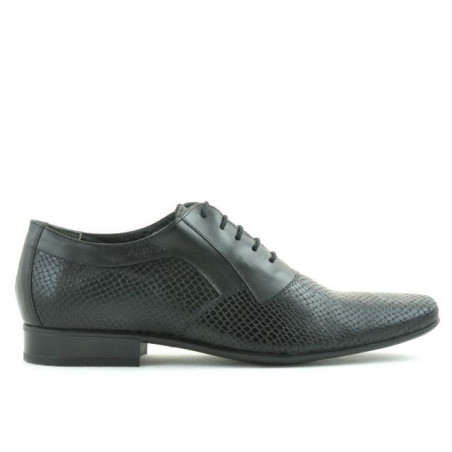 Eleganckie buty męskie 798 czarno-połączone
