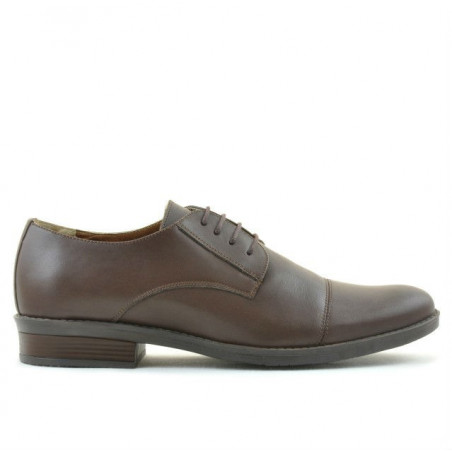 Eleganckie buty męskie 787 brązowe