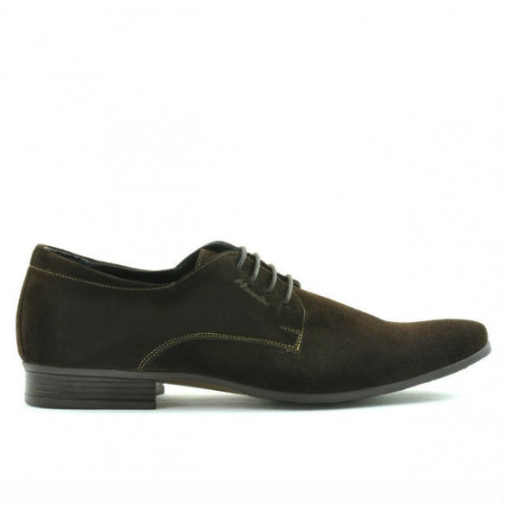 Eleganckie buty męskie 786 zamszowe café