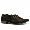 Eleganckie buty męskie 786 zamszowe café