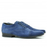 Buty męskie casual/eleganckie 738 indygo welur