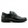 Męskie buty casual / eleganckie 854sc czarne rzep