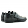 Męskie buty casual / eleganckie 854sc czarne rzep