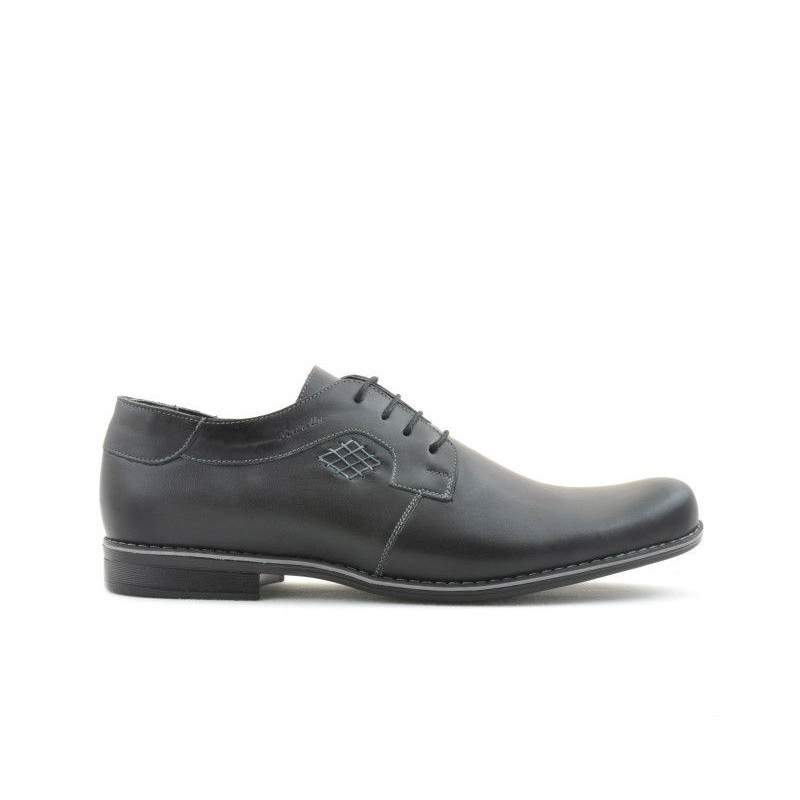 Casual / eleganckie buty męskie 730 czarne